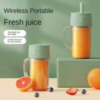 portable wireless fruit juicer cup with USB charging cable for picnic camping