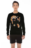 Hydrogen Tiger Horigami Sweatshirt Black