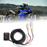 1-6 Level Motorcycle Gear Indicator w/ LCD Digital Gear Meter for Yamaha YZF-R1 R6 XJR400 MT01 MT03 FZ8 FZ1 FZ6 XJ6