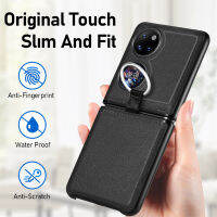 2023FashionPhone Case สำหรับ กระเป๋า P50พร้อมแหวนกันกระแทก Fallproof หน้าจอพับรวมทุกอย่างฝาครอบหนังป้องกัน