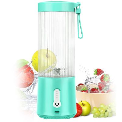 Portable Blender, Personal Size Blender for Smoothies and Shakes 16 Oz Juice Mixer USB Rechargeable Blenders