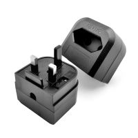 【lz】♦  Nova ue para reino unido plug adaptador para barbeador escova de dentes elétrica tipo-c round 2 pinos 4.0mm para tipo-g britânico adaptador de conversão de energia