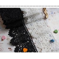 [NEW EXPRESS]✌◇ 1 Yard Embroidered Flower Polyester Scallop Lace Edge Trims