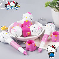 Hello ปากกาลูกลื่น Kawaii Sanrio Stuff การ์ตูนน่ารักนักเรียน Study Writing Mini สี่สี escopic ปากกาของเล่นของขวัญหญิง