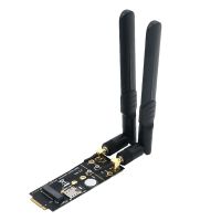 1 Set M.2 Adapter M.2(NGFF) Key B Adapter with SIM Card Slot and 2XAntenna for 3G/4G/5G Module Supports 3042/3052 Type M.2 Key B Card Size