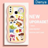 "เคส4C Dienya สำหรับ Infinix Smart 4เคส X653ลายการ์ตูนน่ารัก Nasa Buzz Lightyear ใหม่ Colour Macaron Wave Border เคสมือถือนิ่มกันกระแทกแบบใสความคิดสร้างสรรค์เคสกล้องซิลิกาเจลฝาครอบป้องกัน"