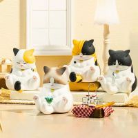 【Tap-Yee】พร้อมส่ง โมเดลแมวนั่งโชว์ไข่ CJOY CAT ทาสแมว ของเล่น ของสะสม