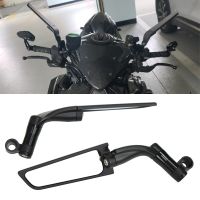 Motorcycle Rotating Folding Fixed Wind Wing Universal Rearview Mirror For YAMAHA FZ1 FZ6 FZ8 XJ6 SR400 XSR700 XSR900