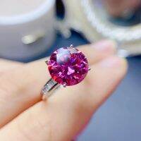 5ct pink Moissanite rings color D VVS1 .GRA and CMA Black card 925silver Luxury Ladies