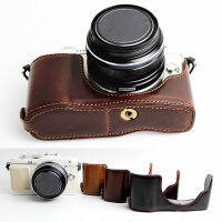 เคสหนังแท้ครึ่งตัวสำหรับกล้อง OLYMPUS EPL7 E-PL8 EPL8 E-PL9