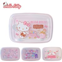 ℗ Hello Kitty Lunch Box Dinnerware Food Storage Container Cute Portable Children Kids School Office Portable Bento Box Lunch Bag