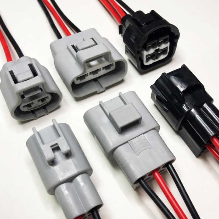 yf-dj7021y-4-8-car-harness-waterproof-connector-2-3-4-pin-electronic-fan-control-motor-male-and-female-plug-wire-length-15cm