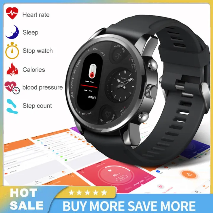 【Promo Price】LEMFO T3Pro Smart Watch Dual Time Zone Smart Watch Lazada PH