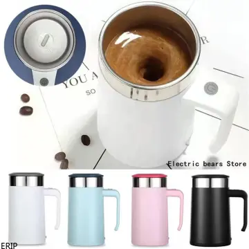 New Automatic Magnetic Stirring Cup 304 Stainless Steel Coffee And Milk  Stirrer Creative Intelligent Stirrer Insulated Mug