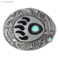 ♚✘▦ YonbaoDY belt buckle for 3.8cm belt Bear paw animal footprints k130