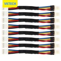 [Vktech] 8Pcs PC Fan Speed ลด4 Pin Power Resistor อะแดปเตอร์สายเคเบิลชาย-หญิง