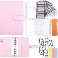 28Pc Budget Binder Set,A6 Ring Binder Notebook with Clear Cash Envelopes,for Budgeting &amp; Saving Money,Travel &amp; Diary