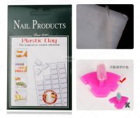 125tips Reuse Nail clay sticker Transfer Adhesive tips not need glue Gel Polish Decoration Tools False Nails Art Accessory Adhesives Tape