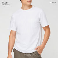 TWENTYSECOND เสื้อยืดแขนสั้น รุ่น CLUB POCKET TEE (Oversized fit) - สีขาว / White