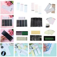 19 styles Clear Russian sticker Language Letter Keyboard Cover for Notebook Computer PC Dust Protection Laptop Accessories