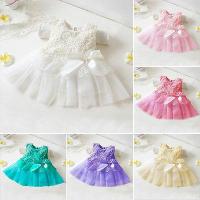 ™❦✒ cri237 Newborn Kids Baby Girl Tulle Tutu Ruffle Dress Party Wedding Princess Prom Gown