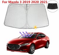 【LZ】bdwvj2 Car Sun Visor Windshield sunshade Auto Front Window Sun Shade Car Windshield Visor Cover For Mazda 3 2019 2020 2021 Accessories