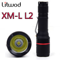 Original XM-L2 U3 High Quality Led Flashlight Aluminum Light Cup Reflector Torch Waterproof IPX6 Lantern for Camping