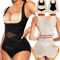 Womens Waist Trainer Body Shaper Butt Lift Body Shapewear Bodysuit Tummy Control Belt Slimming Pants Underwear Tops