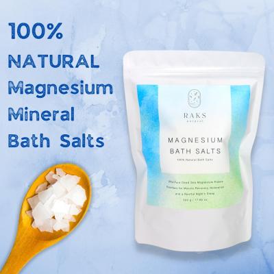 RAKS NATURAL Pure Magnesium Bath Salt เกลือสปา แมกนีเซียม เกลือแช่ตัว เกลือแช่เท้าเพื่อผ่อนคลายกล้ามเนื้อ เหมาะกับนักกีฬา