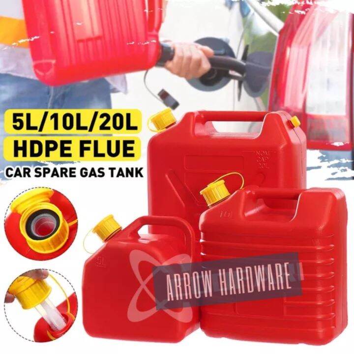 [Spot] Rain Fuel Tanks Plastic Petrol Cans Car Jerry Can Mount