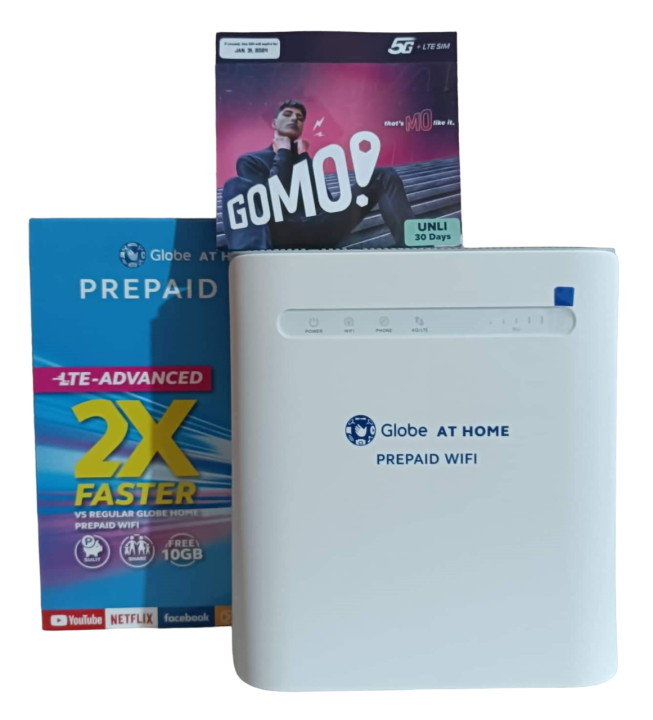 OPENLINE Globe At Home CAT7 LTE-Advanced Prepaid WiFi with GOMO 30 DAYS ...