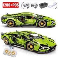 Lambo พร้อม RC Lambo พร้อม1:14 RC และรถทางเทคนิคเข้ากันได้กับ42115การสร้าง Bs หรือรีโมทคอนโทรลความเร็วสูงแข่งรถสปอร์ตรถอิฐของเล่นสำหรับ Ks