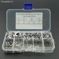 ❏ 600PCS Lock Washers Set Stainless Steel 304 M2 M2.5 M3 M4 M5 M6 M8 M10 M12 Spring Lock Washer Assortment Kit