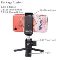 Mini Phone Tripod Tabletop Smartphone Mount Clip Holder Stand w Detachable Ballhead for iPhone X/8/7 Plus Huawei Xiaomi