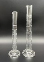 กระบอกตวง (แก้ว) , กระบอกตวงปริมาตร , กระบอกตวงแก้ว , measuring cylinder glass ขนาด 50-1000 ml