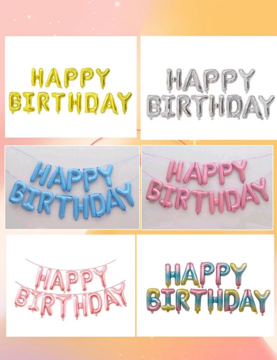 Happy birthday letter set 14