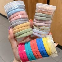 【Ready Stock】 ▼ C18 10 Pcs Ins Color Sweet Rubber Band Korea Ponytail Thick Hair Tie Simple Hair Band Fashion Headdress