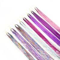 Hair Tinsel Colorful Glitter Extension Dazzles Accessories for Braiding