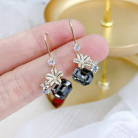 Crystal Earrings For Women Fashion Ears Jewelry Accessories Flower Zircon Earings Party Decorations