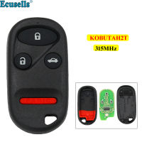 Oibwye ที่ห้อยกุญแจรถรีโมทรายการ Keyless ใหม่สำหรับ Honda Accord 1998 -2002 3 + 1ปุ่ม315MHZ KOBUTAH2T