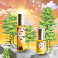 ณริญ ยาหม่องน้ำ สูตรไพล ยาหม่องไพล ขวดหัวลูกกลิ้งใช้งานง่าย ขนาด10ml  Narin Liquid Balm Plai formula 5ml, 10ml