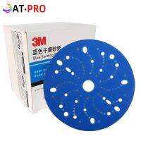 ✱ 3M Blue Sandpaper 6 150mm Porous Round Sand Tray Sandpaper Pad Electric Sand Tray Carabiner Grinding