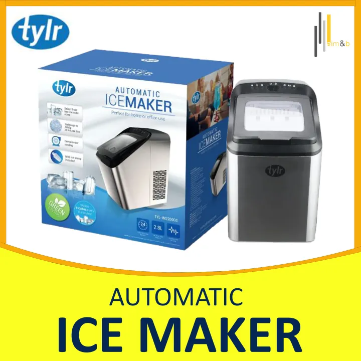 Tylr Portable Ice Maker Machine 2020 MODEL | 15kg of ice per day | 24 ...