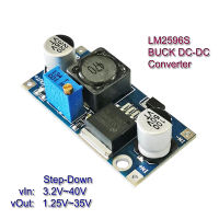 LM2596S DC-DC Buck Converter Stabilizers ยานพาหนะ Step-Down โมดูลแหล่งจ่ายไฟ LM2596 ปรับ DC1.25V-35V ตัวควบคุมแรงดันไฟฟ้า-Yunjuek