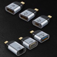 ตัวแปลงสัญญาณอะแดปเตอร์ปลั๊กชนิด C เป็น USB 3.1 /Hdmi เข้ากันได้ /Dp/vga/mini DP RJ45โปรเจคเตอร์4K/8K 60Hz สำหรับ Ipad Macbook อากาศโปร