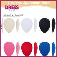 PETI DRESS 6pcs 13x10 หยดน้ำตา มี6สี ฐานหมวก fascinator ปาร์ตี้งานปาร์ตี้ Millinery BASE สำหรับผู้หญิง