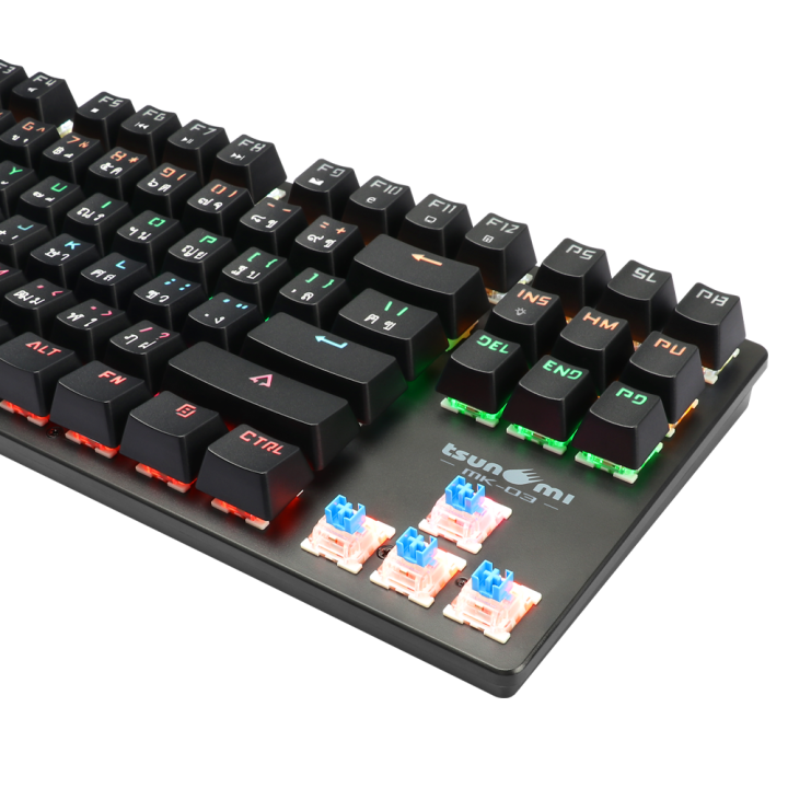 tsunami-outemu-mk-03-87-keys-professional-mechanical-gaming-keyboard-blue-switch-แป้นภาษาไทย-อังกฤษ-ของแท้-ประกันศูนย์-2ปี