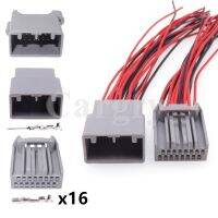 № 1 Set 16P MX34016SF1 MX34016PF1 Automobile Navigation Host Instrument Cable Harness Socket For Honda