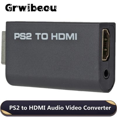 PS2 to HDMI-compatible Converter 480i/480p/576i PS2 Audio Video Adapter With 3.5mm Audio Cable Supports PC All PS2 Display Modes