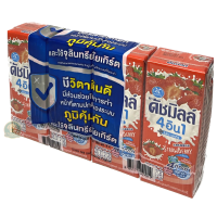 ดัชมิลล์ 4อิน1 รสสตรอเบอร์รี่ ขนาด​ 180 มล​  บรรจุ​  4 กล่อง